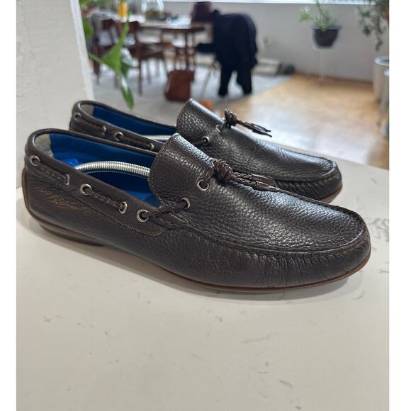 Peter Millar Other - Peter Millar Brown Leather Tassel Loafers Driving Shoes Men's Size 8.5, EUC